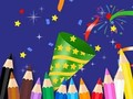 თამაში საღებარი წიგნი: გილოცავთ ახალ წელს  ონლაინ
