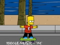 თამაში Bart Simpson skateboarding  ონლაინ