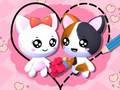თამაში Love Cat Draw Puzzle  ონლაინ