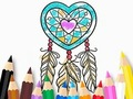 თამაში საღებარი წიგნი: Heart Dreamcatcher  ონლაინ