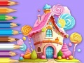 თამაში საღებარი წიგნი: Lollipop House  ონლაინ