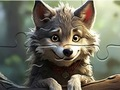 თამაში Jigsaw Puzzle: მომღიმარი მგელი  ონლაინ