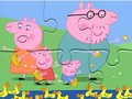 თამაში Jigsaw Puzzle: Peppa Pig Feed Ducks ონლაინ