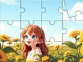 თამაში Jigsaw Puzzle: მზესუმზირის გოგონა  ონლაინ