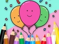 თამაში საღებარი წიგნი: Celebrate-Balloons  ონლაინ