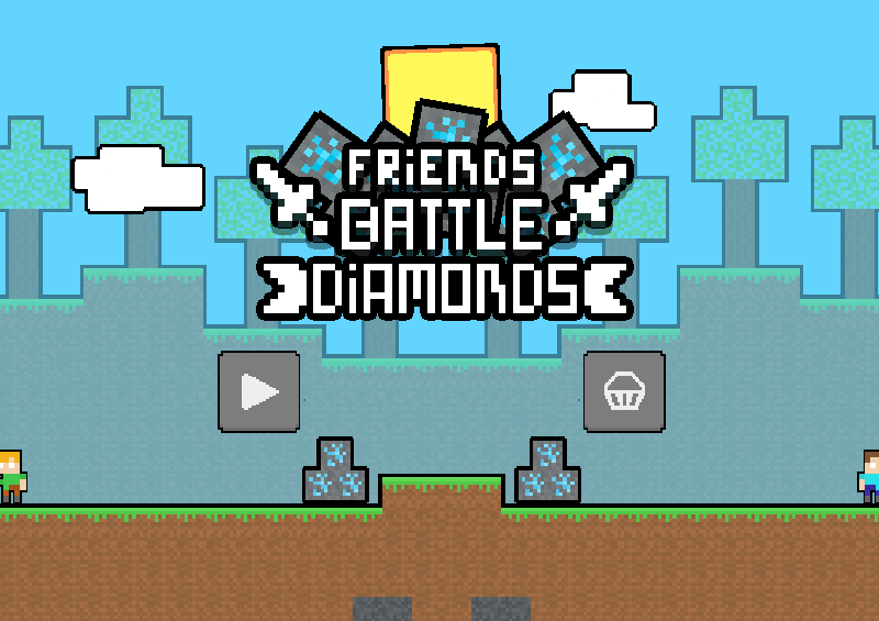 თამაში მეგობრები Battle Diamonds  ონლაინ