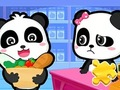 თამაში Jigsaw Puzzle: Baby Panda სუპერმარკეტი  ონლაინ