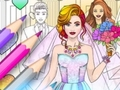 თამაში Wedding Coloring Dress Up თამაში  ონლაინ