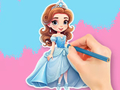 თამაში საღებარი წიგნი: Chibi Princess  ონლაინ