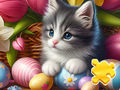 თამაში Jigsaw Puzzle: აღდგომის კატა  ონლაინ