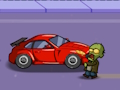 თამაში მძღოლი Zombie Escape 2D  ონლაინ