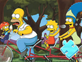 თამაში Jigsaw Puzzle: Simpson Family Riding ონლაინ