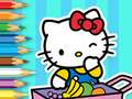თამაში საღებარი წიგნი: Hello Kitty Market  ონლაინ