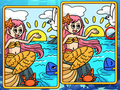 თამაში Mermaids Spot განსხვავებები  ონლაინ