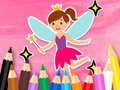 თამაში საღებარი წიგნი: Little Pretty Fairy  ონლაინ