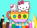 თამაში საღებარი წიგნი: Kitty Cup  ონლაინ