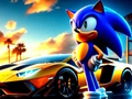 თამაში Sonic Run Lamborghini-სთვის  ონლაინ
