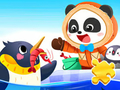 თამაში Jigsaw Puzzle: Baby Panda Antarctic Tour ონლაინ