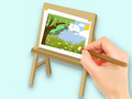 თამაში საღებარი წიგნი: Paysage Drawing Board  ონლაინ