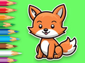 თამაში საღებარი წიგნი: Baby Fox  ონლაინ
