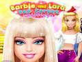 თამაში Barbie და Lara Red Carpet გამოწვევა  ონლაინ
