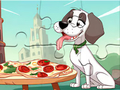 თამაში Jigsaw Puzzle: ძაღლი ჭამს პიცას ონლაინ
