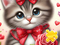 თამაში Jigsaw Puzzle: ვარდების კატა  ონლაინ