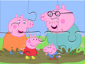 თამაში Jigsaw Puzzle: Peppa Pig Muddy puddles ონლაინ