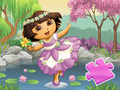 თამაში Jigsaw Puzzle: დორა ტბის ცეკვა  ონლაინ