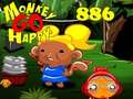 თამაში Monkey Go Happy Stage 886 ონლაინ