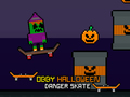 თამაში ონლაინ თამაში Obby Halloween Danger Skate  ონლაინ
