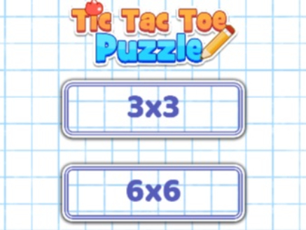 თამაში Tic Tac Toe თავსატეხი  ონლაინ