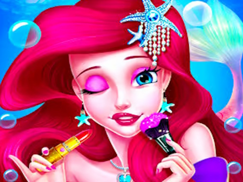 თამაში მაკიაჟი Mermaid Princess Beauty  ონლაინ