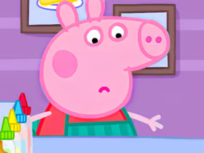 თამაში Jigsaw Puzzle: Peppa Pig Fancy ბლინი  ონლაინ