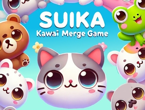 თამაში Suika Kawaii Merge თამაში  ონლაინ