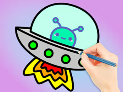 თამაში საღებარი წიგნი: Galaxy Wander  ონლაინ