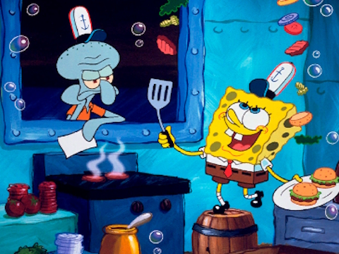 თამაში SpongeBob იპოვე განსხვავებები  ონლაინ