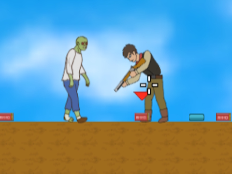 თამაში Cowboy Survival Zombie ონლაინ