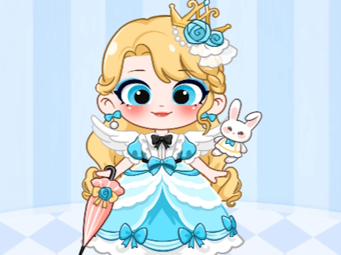 თამაში ონლაინ თამაში Little Princess Dress Up  ონლაინ