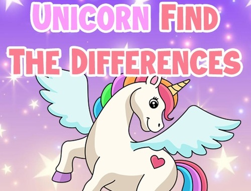თამაში Unicorn იპოვეთ განსხვავებები  ონლაინ