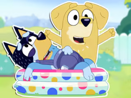 თამაში Jigsaw Puzzle: Bluey Dad Baby ონლაინ