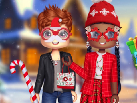 თამაში Roblox საშობაო კაბა  ონლაინ