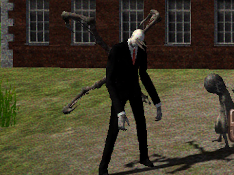 თამაში Slenderman დაკარგული სკოლაში  ონლაინ