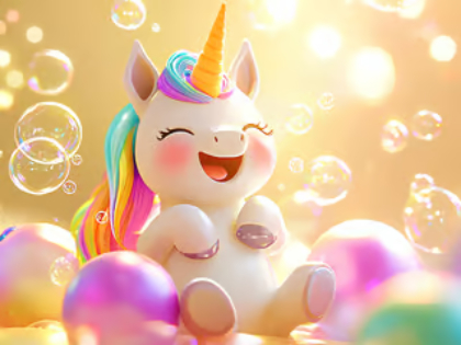 თამაში Jigsaw Puzzle: Unicorn Bubble Fun ონლაინ