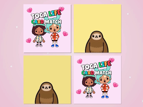 თამაში Toca Life მეხსიერების ბარათის მატჩი  ონლაინ
