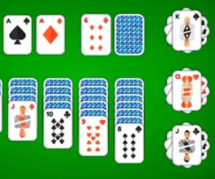 თამაში Klondike Solitaire 4 კოსტუმები  ონლაინ