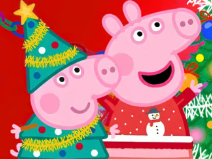თამაში Jigsaw Puzzle: Peppa Pig საშობაო მომზადება  ონლაინ