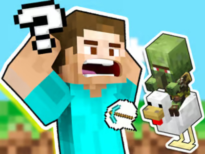 თამაში საბავშვო ვიქტორინა: გამოიცანით Minecraft ხმა  ონლაინ
