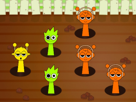 თამაში Sprunki whack mole ონლაინ
