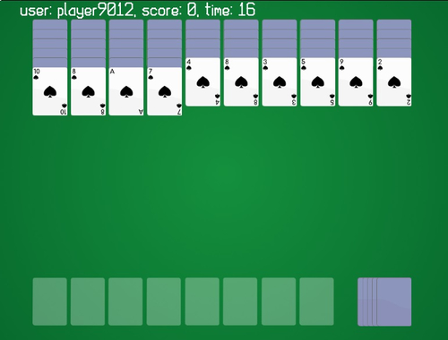 თამაში Spider Solitaire Classic Ver ონლაინ